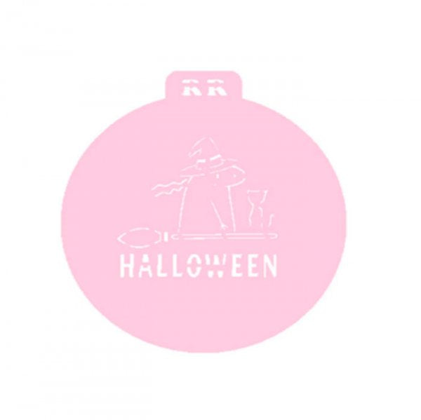 Estencil Flork 9 Bruxa Na Vassoura - R.R. Oliveira