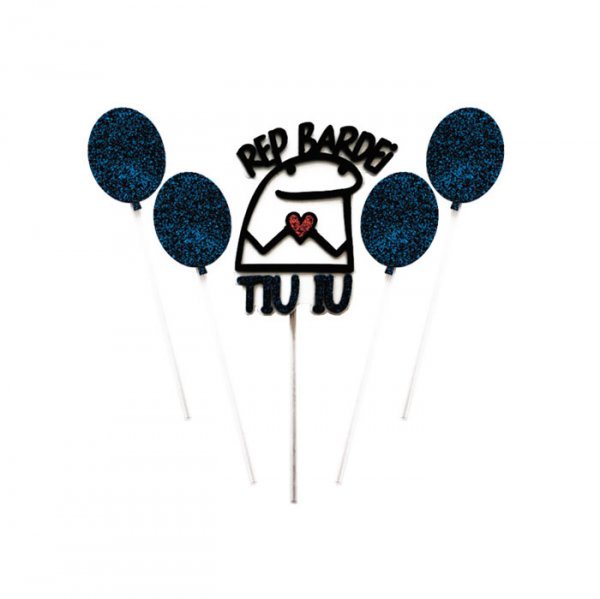 Topo Palito Flork Rep Bardei Eva Azul/Preto - Vivarte