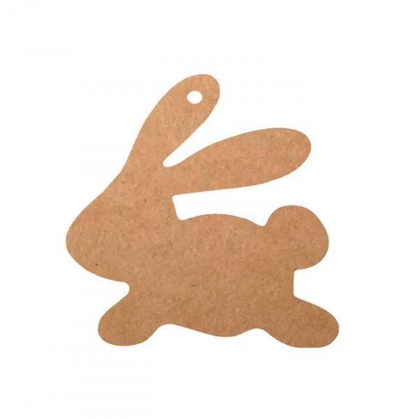 Tag Coelho 6 Kraft (10Un) - Crystal Forming