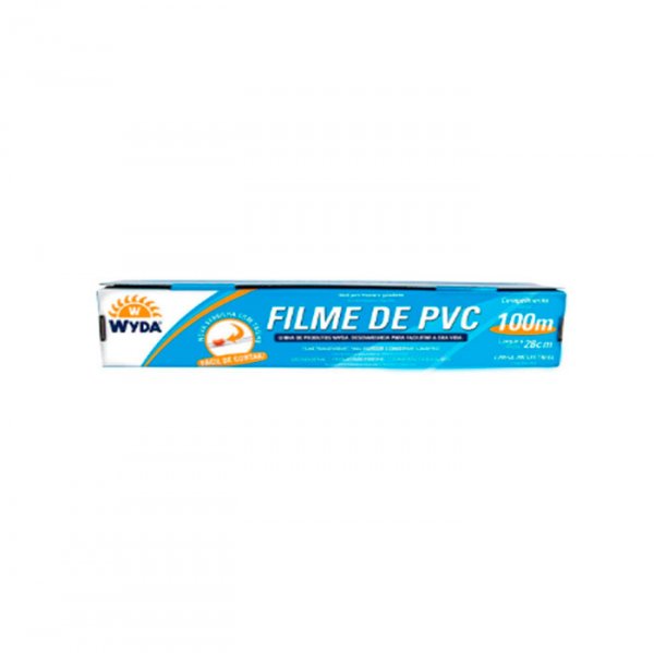 Rolo De Filme Pvc 28Cmx100Mts (C/1Un) - Wyda