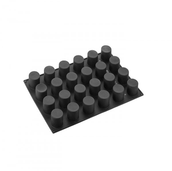 Forma De Silicone Cilindro 24 Cavidades (Px057) - Pavoni Italia