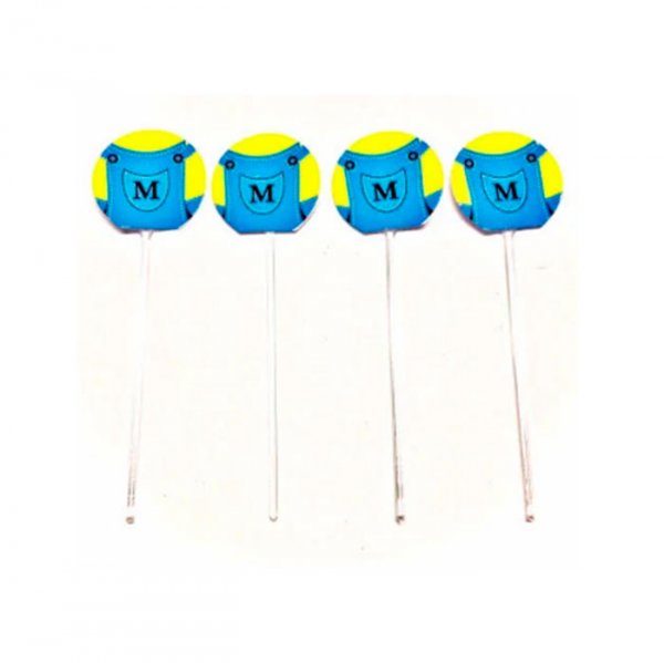 Palitos Decorativos Mod 15 Minnions (C/10Un) - Image Fest