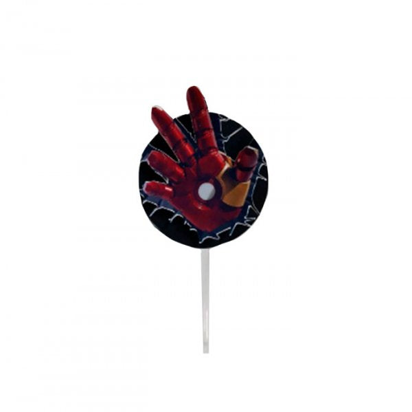Palitos Decorativos Mod 7 Homem De Ferro (C/10Un) - Image Fest