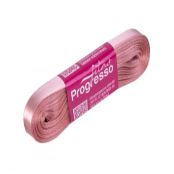 Fita Cetim Simples Cf002 1143 Rosa Velho (10M) - Fitas Progresso