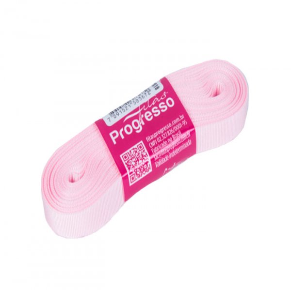 Fita Gorgurão Gp002 206 Rosa Claro (10M) - Fitas Progresso