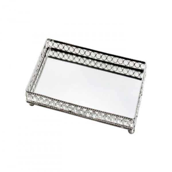Bandeja Cristal Retangular Médio (R35007/8) - Lunne Import