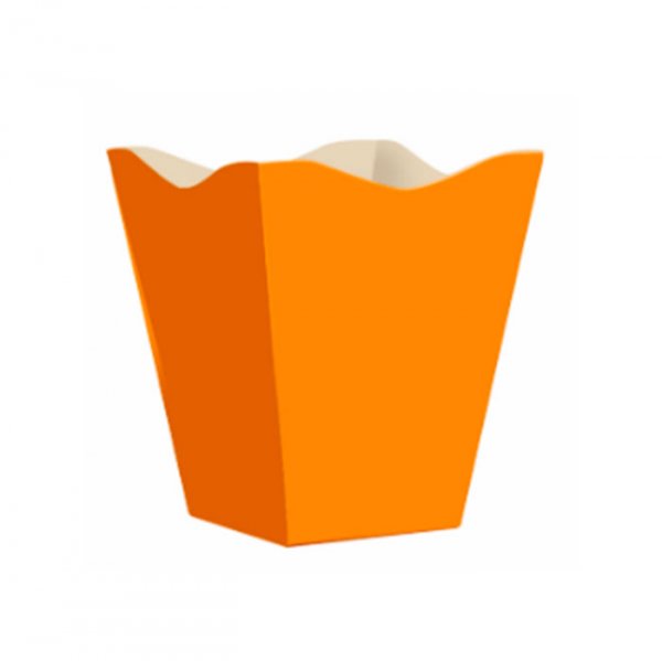 Cachepot Vintage Liso Pequeno Laranja (10Un) - Regina