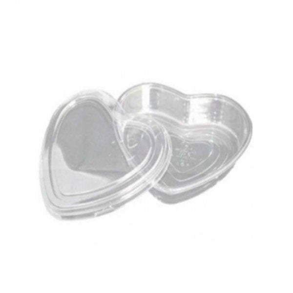 Candy Box Coração trasnparente 500Gr (10Un) - Flip