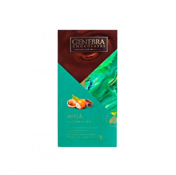 Chocolate Ao Leite C/Avelã 90G - Genebra