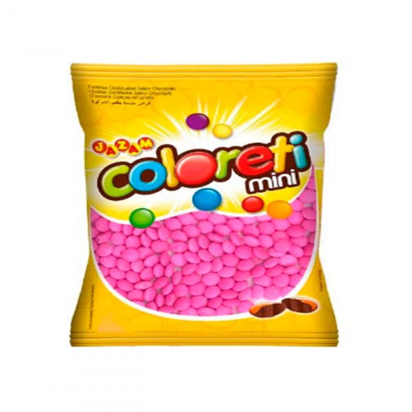 Pastilhas Confeitadas Coloreti Rosa 250G - Jazam