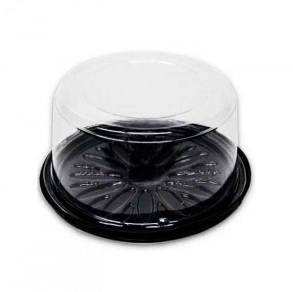 Embalagem Para Torta Média Preta (G56Ct) - Galvanotek