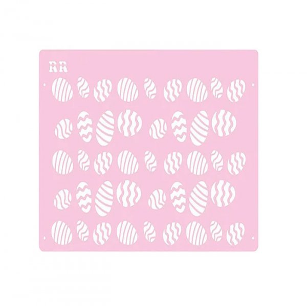 Stencil Fundo Ovos Páscoa (30X18Cm) - R.R. Oliveira