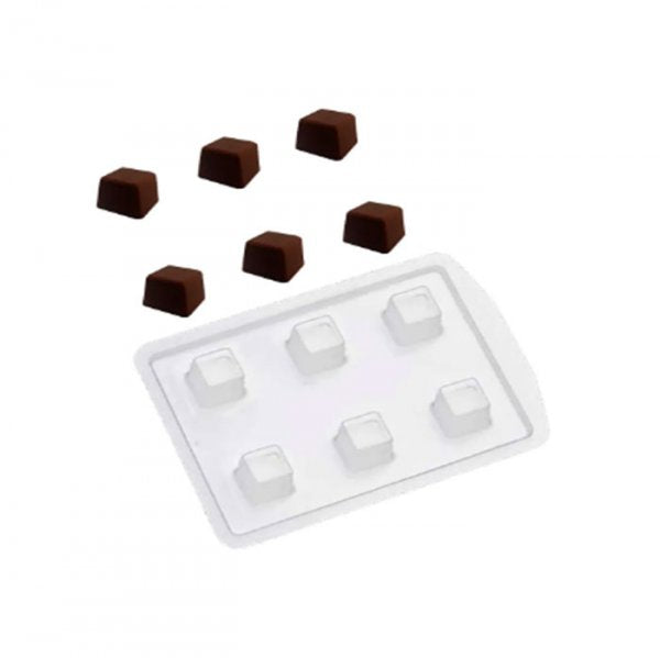 Forma Para Chocolate Quadrado (Fp08) - Crystal Forming