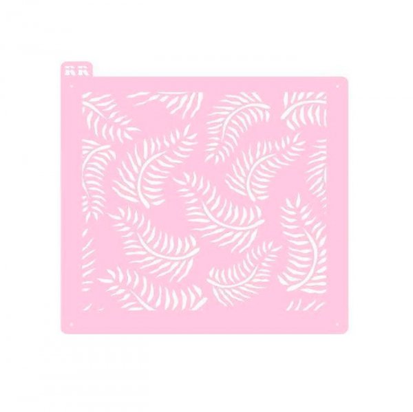 Estencil Biscoito Folhas 1 - R.R Oliveira