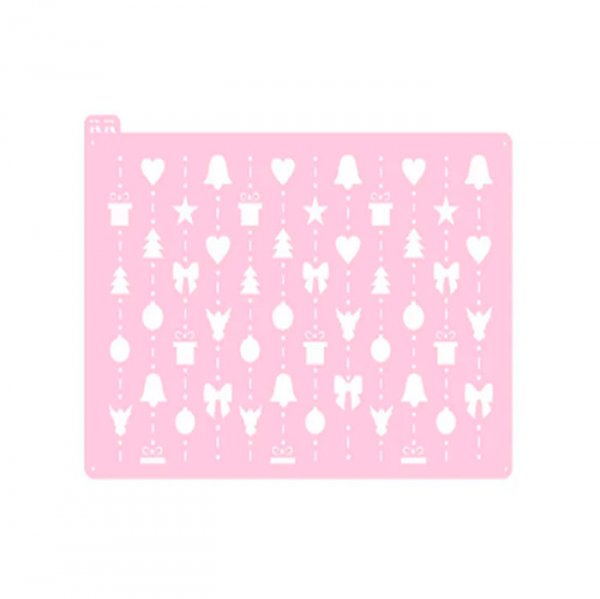 Estencil Biscoito Fundo Natal 1 - R.R Oliveira