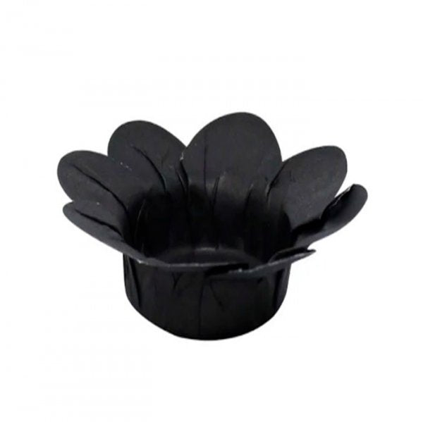 Forminha Lisa Preto Com Preto C/30Un - Formar Embalagens