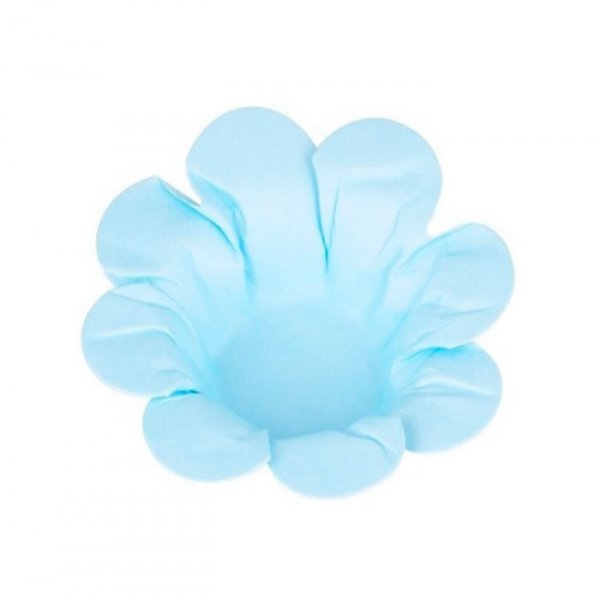 Forminha Margaridinha Azul Claro C/40Un - Formar Embalagens