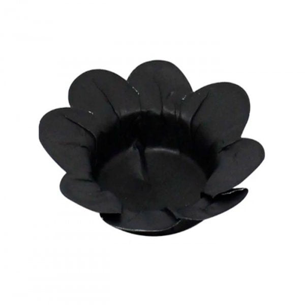 Forminha Margaridinha Preto C/40Un - Formar Embalagens