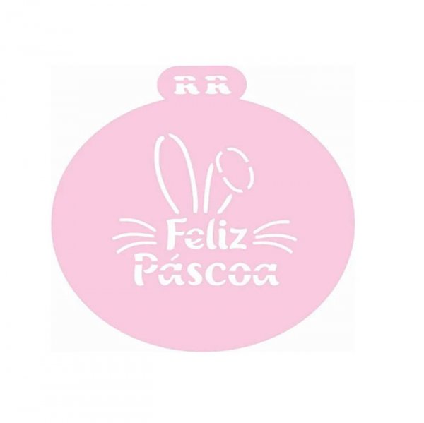 Stencil Feliz Páscoa (4048) - R.R. Oliveira