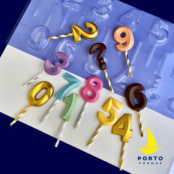 Folha De Modelagem Velas Efeito Moderno Cod. 895 - Porto Formas