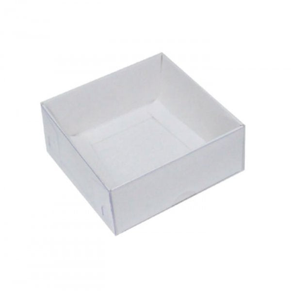 Caixa Para 4 Doces Branco (10Un) - Yinpack