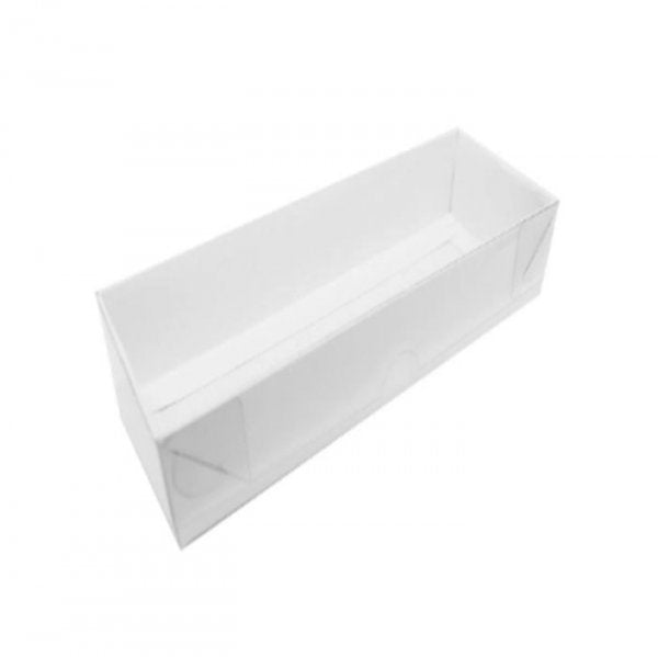 Caixa Para 3 Pão De Mel Branco 7X20X4Cm (5Un) - Yinpack