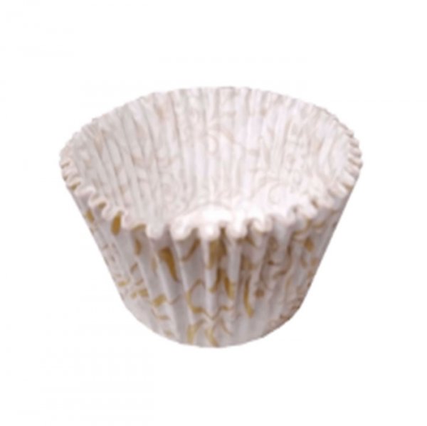 Forminha Cupcake Arabesco Dourado (C/45) - Flip