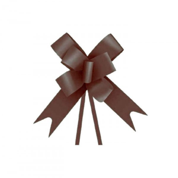 Laço Facil Marrom 30Mmx50Cm (10Un) - Xingo