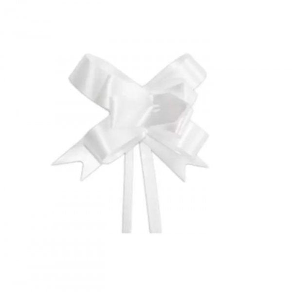 Laço Facil Branco 16Mmx39Cm (10Un) - Xingo
