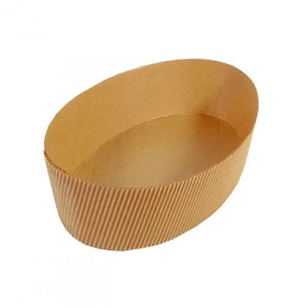 Forma Colomba Oval Kraft 500g (5Un) - Sulformas