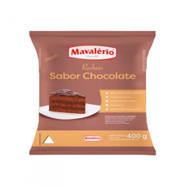 Mistura Em Po Para Recheio Chocolate 400G - Mavalerio