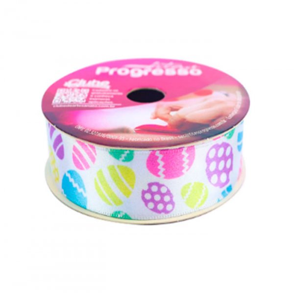 Fita Decorativa De Páscoa Ecf N009Tr Cor 160 10M - Fitas Progresso