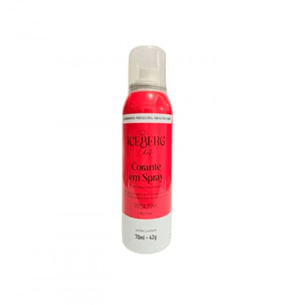 Corante em Spray Rosa Pink 42g - Iceberg Chef