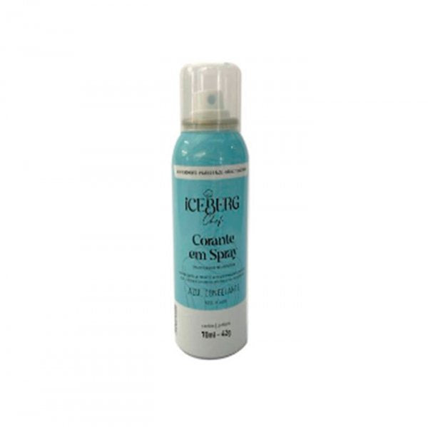 Corante em Spray Azul Congelante 4g - Iceberg Chef