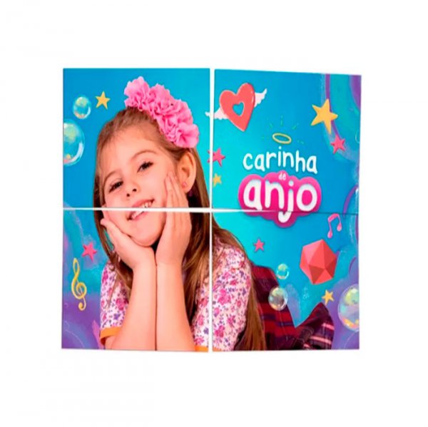 Painel 4 Laminas Carinha De Anjo - Festcolor