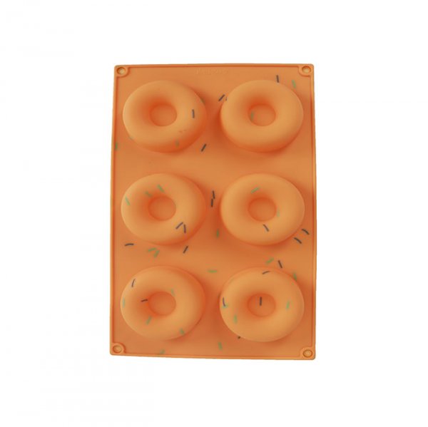 Forma De Silicone Bolinho Donuts - Oikos