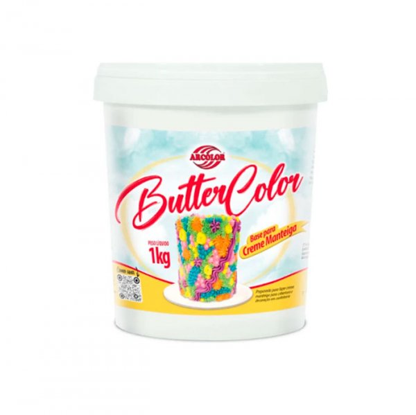 Base Buttercolor Para Creme Manteiga 1Kg - Arcolor