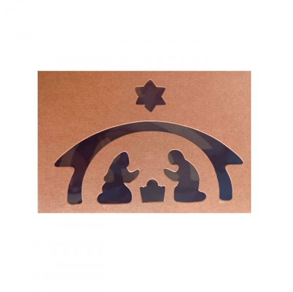 Caixa Retangular D Presepio Kraft (10Un) - Crystal Forming