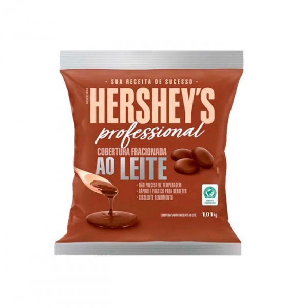 Cobertura Fracionada em Moedas de Chocolate Ao Leite - 1,01 Kg - Hershey's Professional