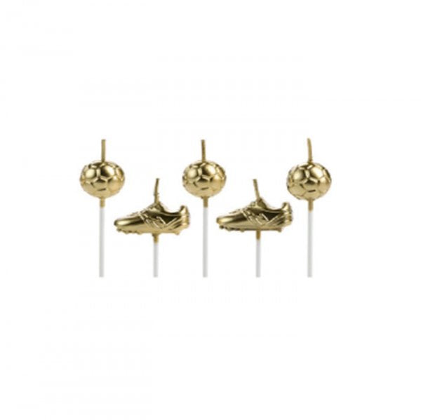 Vela Futebol Dourada - Silver Festas