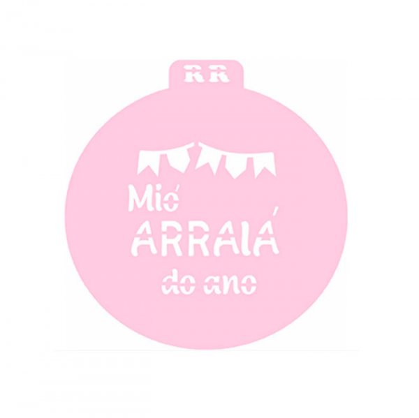 Estencil Biscoito Festa Junina 1 Ref 4020 - R.R. Oliveira