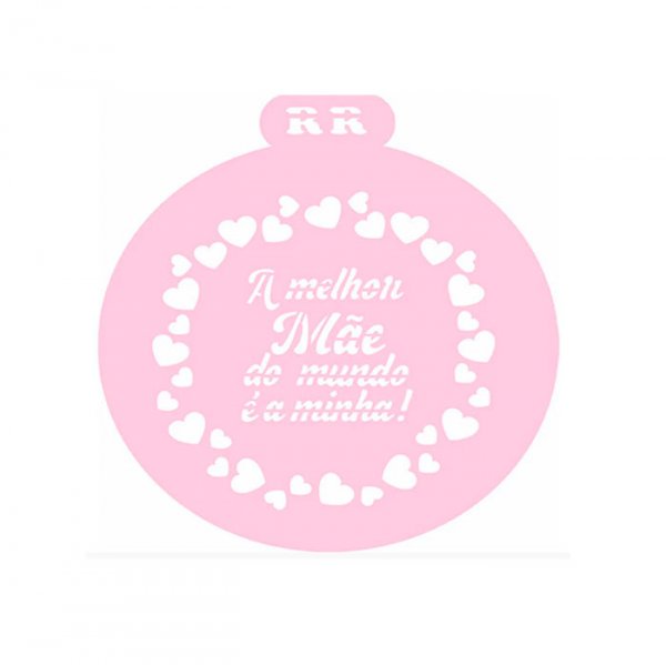Estencil Redondo Mãe 1 Ref 3028 - R.R. Oliveira