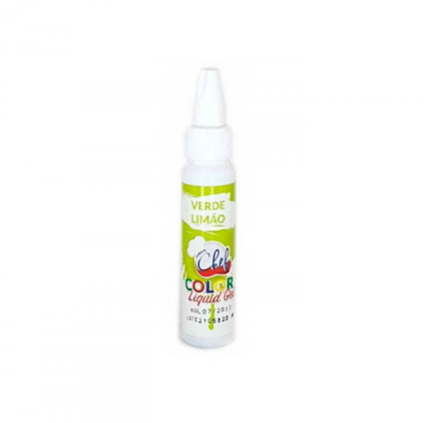Corante Liquid Gel 25G Verde Limao - Iceberg Chef