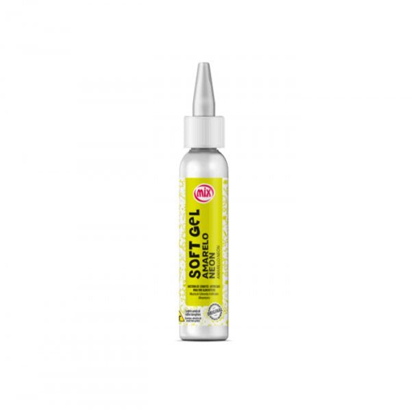 Corante Soft Gel - Amarelo Neon - 25G - Mix