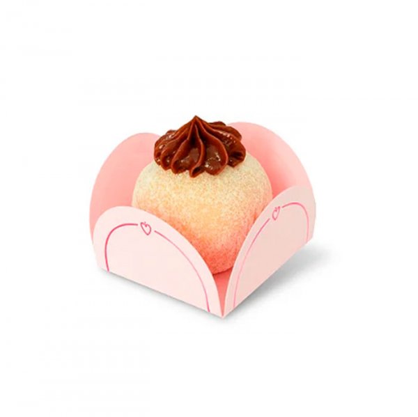 Forminha 4 Petalas Rosa Coracao (50Un) - Sulformas