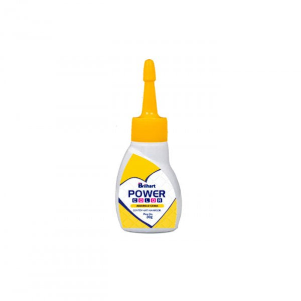 Corante Em Gel Power Color Amarelo Gema 30G - Brilhart
