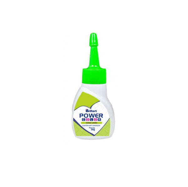 Corante Em Gel Power Color Verde Limao 30G - Brilhart