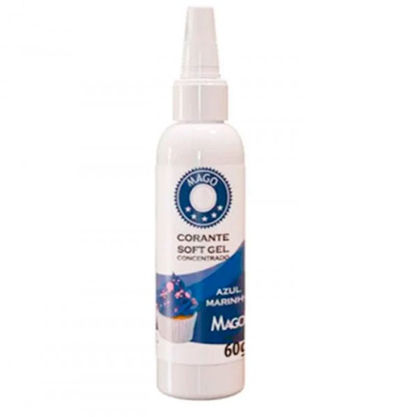 Corante Soft Gel 60G Azul Marinho - Mago