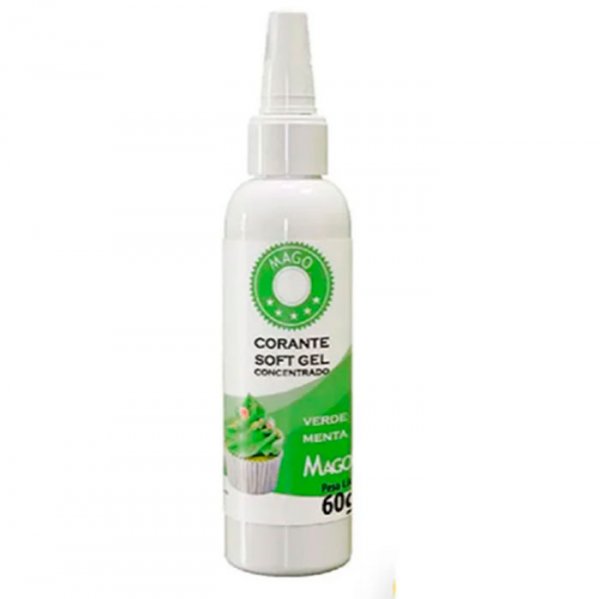 Corante Soft Gel 60G Verde Menta - Mago