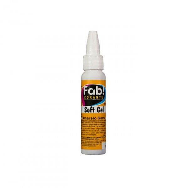Corante Softgel 25G Amarelo Gema - Fab!